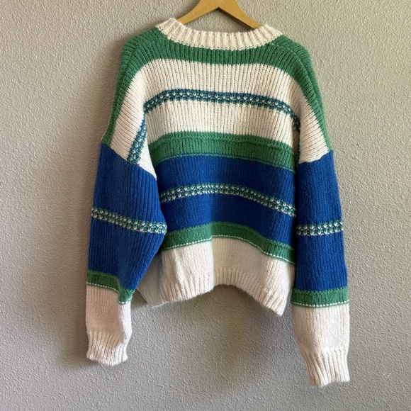 NWT Pinch Striped Sweater Size XXXL Drop Shoulders Chunky - Picture 2 of 4